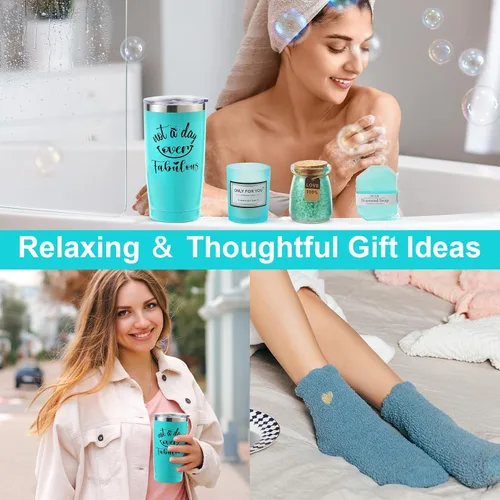 Vista 3 de Regalos de cuidado personal para mujeres, regalo único inspirador, regalo inspirador, cestas de regalo para relajarse, spa, jubilación, regalo