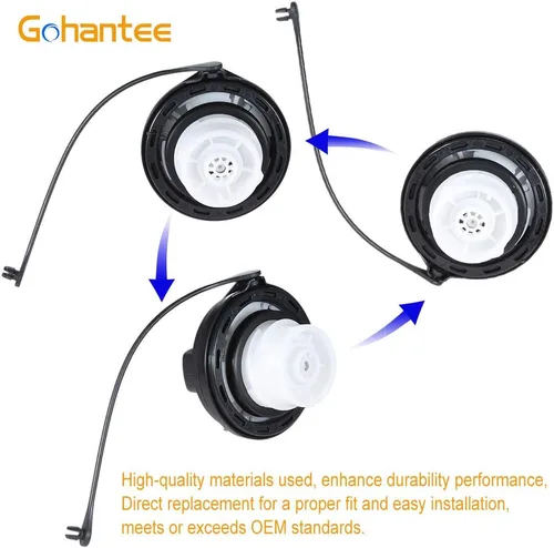 Vista 5 de Gohantee 31010-3L600 310103L600 - Tapa de gasolina para depósito de combustible, compatible con Hyundai-Accent Azera Elantra Elantra GT Entourage