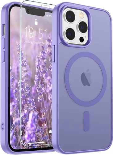 Vista 296 de SUPFINE Funda magnética para iPhone SE 2022 (3ª)/2020 (2ª), iPhone 8 (compatible con MagSafe) (protección contra caídas de grado militar), funda