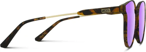Vista 5 de WearMe Pro - Gafas de sol modernas redondas de moda para mujer