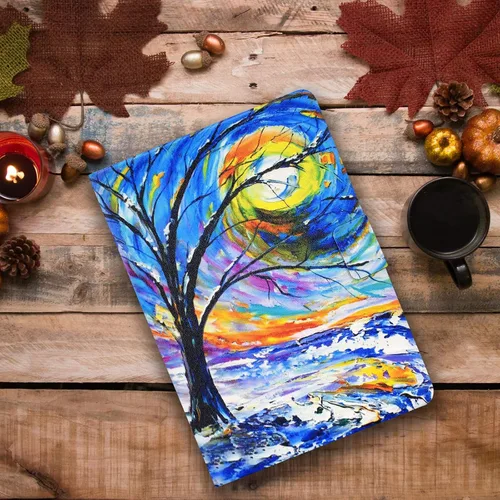 Vista 8 de Funda para Kindle Paperwhite, ranuras para tarjetas ligeras y delgadas con funda de encendido y apagado automático para Amazon Kindle Paperwhite