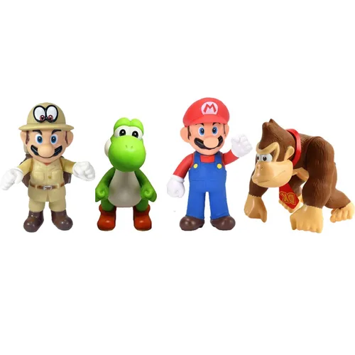 MARIO BROS FIGURAS x4 de sansatienda