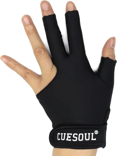 Vista 3 de CUESOUL Guantes profesionales de billar izquierdo y derecho