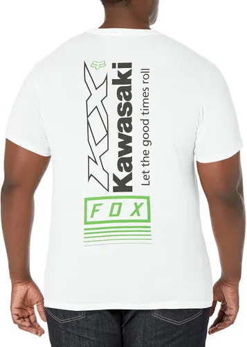 Vista 2 de Fox Racing Camiseta prémium de manga corta Kawasaki para hombre