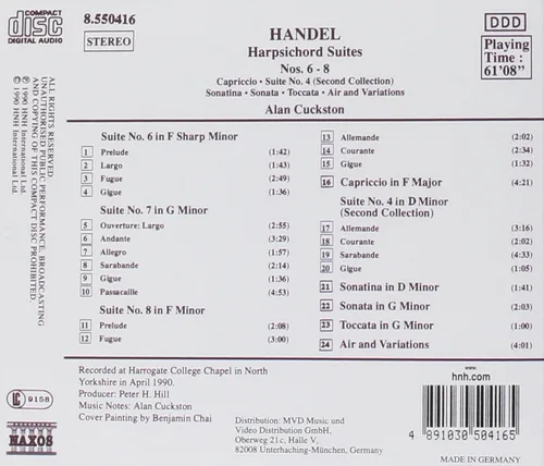 Vista 2 de Harpsichord Suites 6-8