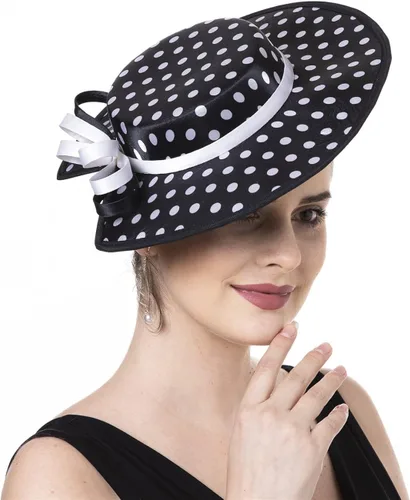 Vista 5 de Lucky Leaf - Tocado para mujer, tocado con plumas, con clip para el pelo, para cóctel, boda, fiesta de té