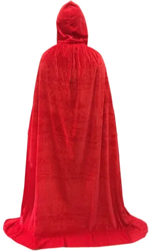 Vista 2 de Unisex capa con capucha Role Cape familia batas trajes de longitud completa