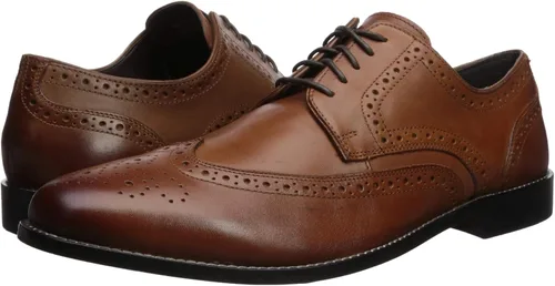 Vista 7 de Nunn Bush Nelson Wing Tip Oxford - Vestido casual con cordones para hombre