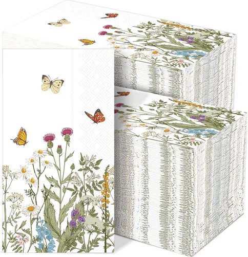 Vista 17 de gisgfim 100 piezas de servilletas de papel desechables con estrellas patrióticas para el 4 de julio, Día de la Independencia, servilletas
