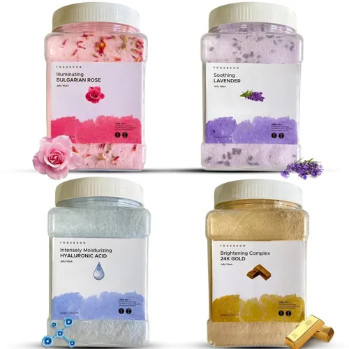 Vista 12 de VogueNow Mascarilla facial de gelatina para tratamientos faciales – Máscara de gelatina hidratante, iluminadora y nutritiva de oro de 24 quilates