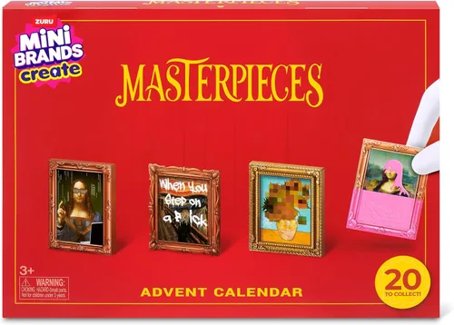 Vista 8 de Mini Brands Calendario de Adviento Mini Masterpieces Serie 1 de ZURU