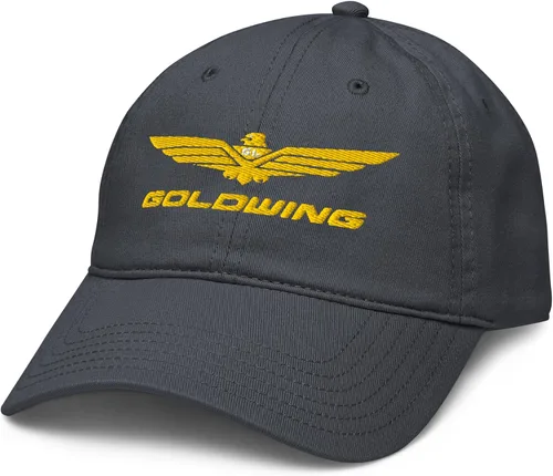 Vista 11 de Honda Gorro de béisbol ajustable con logotipo de Goldwing, Azul marino