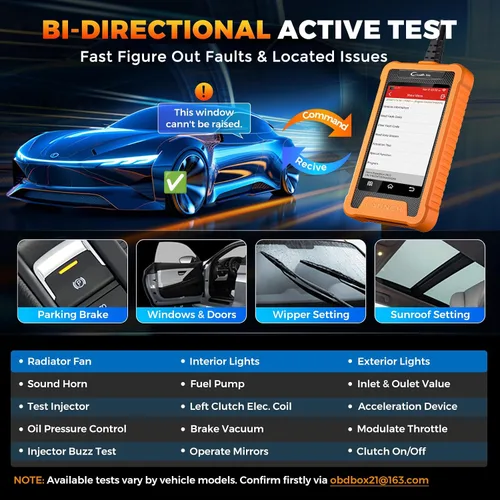 Vista 3 de LAUNCH Creader Elite para escáner Land Rover Jaguar OBD2, herramienta de diagnóstico de sistema completo, herramienta de escaneo bidireccional