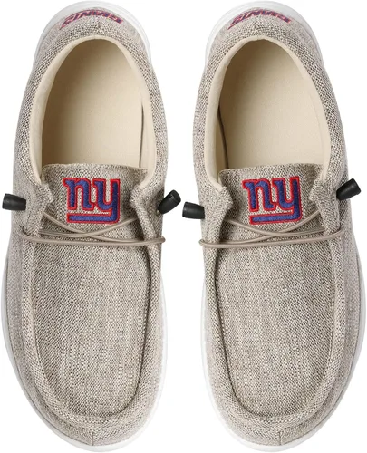 Vista 20 de FOCO Men's NFL Team Logo Lightweight Loafers Lace Up Cotton Knit Shoes
