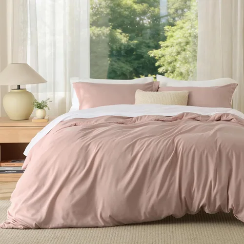 Vista 45 de Bedsure - Juego de funda de edredón tamaño individual/individual XL - Juego de ropa de cama suave de microfibra cepillada doble para niños