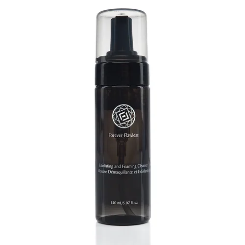 Vista 2 de Forever Flawless Limpiador facial exfoliante y espumoso y desmaquillante con polvo de diamante 100% natural, limpieza profunda para poros de mujeres