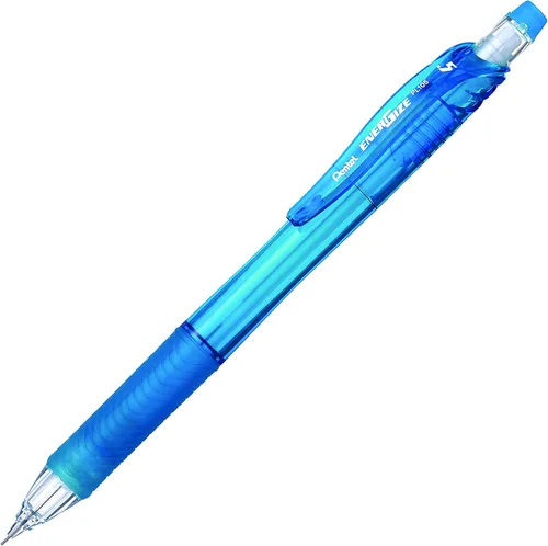 Vista 5 de Pentel EnerGize-x - Portaminas (0.020 in), barril azul, caja de 12 (PL105C)