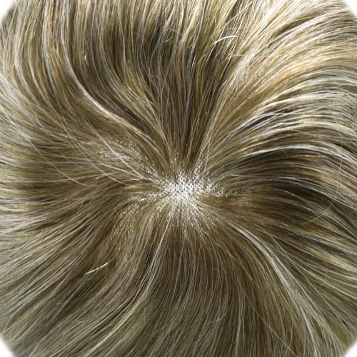 Vista 5 de Toupee For Men Hair Piece Fine Mono Hair System For Men Human Hair Mens Toupee Hair Piece For Men Hair Replacement Protesis Capilar 8x10 Medium