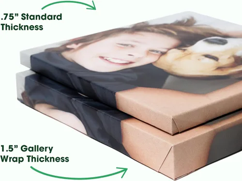 Vista 5 de BuildASign Impresiones en lienzo personalizadas con tus fotos, arte de pared personalizado de imagen a lienzo, perfecto para decoración del hogar