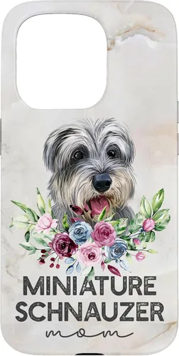 Vista 14 de Miniature Schnauzer Gifts Dog Mom Mini Schnauzer Case for iPhone 17