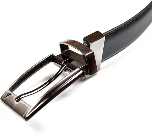 Vista 6 de Nautica Men's Casual Padded Leather Belt with Signature Ornament