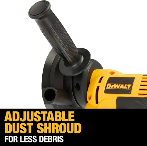Vista 4 de DEWALT Lijadora rotativa, velocidad variable, cubierta antipolvo, 5 pulgadas (DWE6401DS)