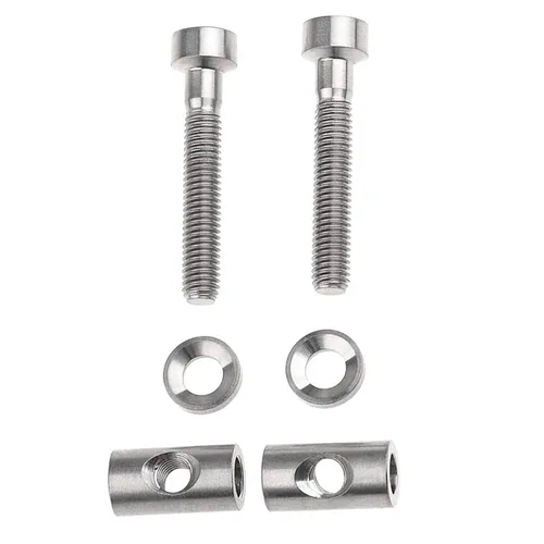 Vista 4 de heyous Juego de tornillos de varilla de asiento de bicicleta M5x30mm tornillo TC4 titanio tornillo para piezas de repuesto de bicicleta