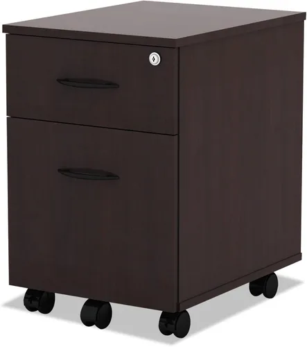 Vista 4 de Alera Pedestal móvil B/F serie ALE Valencia, 15 7/8w x 19 1/8d x 22 7/8h, caoba