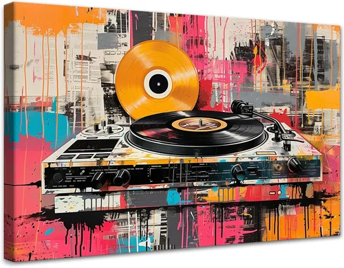 Vista 60 de Novatique Arte de Pared de Cinta de Casete Decoración de Sala de Música Póster Impreso Life Has No Rewind Casete Lienzo Arte de Pared Pósters