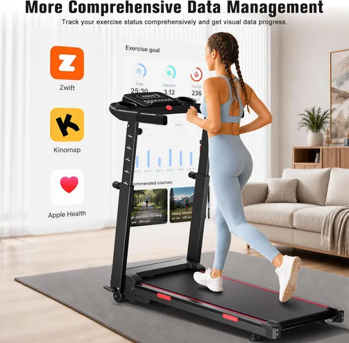 Vista 10 de Treadmill for Home with 20% Auto Incline, Walking Pad with Handle Bar