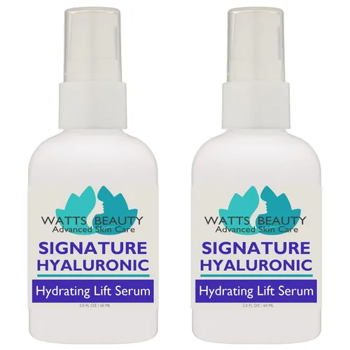 Vista 6 de Signature - Suero antiarrugas de ácido hialurónico 100% puro, el mejor ácido hialurónico para la cara, sin parabenos, hidratante perfecto