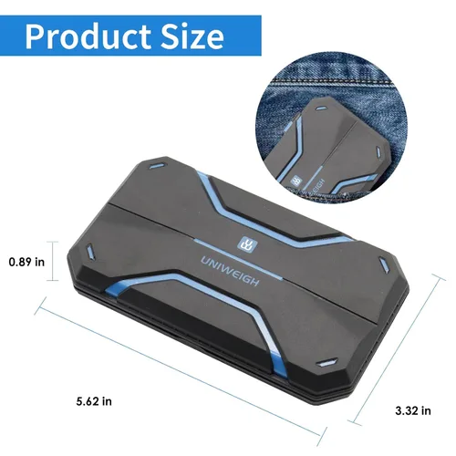 Vista 6 de Báscula de miligramo, escala de precisión de 1.76 oz/0.00 oz con peso cal de 1.76 oz Compact Pocket Mg Scale for Power Medicine,Reloading,Jewelry