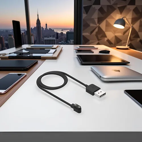 Vista 3 de Compatible con cargador de reloj inteligente Da Fit, cable de carga USB de repuesto para reloj inteligente, reloj inteligente, cables de repuesto