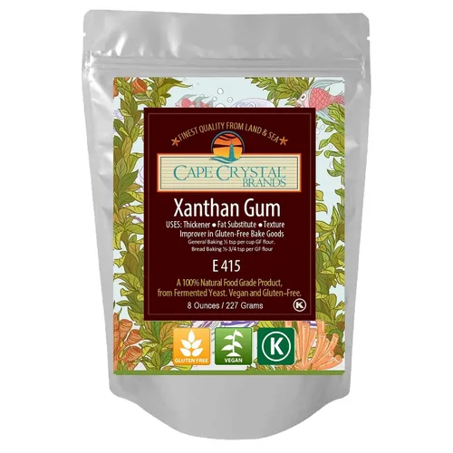 Vista 9 de Goma de mascar Xanthan – Calidad premium de Cape Crystal – Vegano (K) Certificado Kosher 2 oz / 8 oz / 14 oz (2 oz)