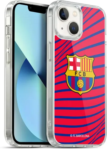 Vista 282 de Head Case Designs Funda de gel suave con licencia oficial del FC Barcelona Barca Crest Graphics [protección de grado militar] compatible con Apple