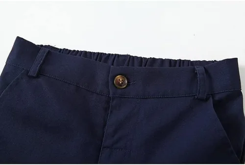 Vista 6 de Conjunto falso de 2 piezas para bebé niño con camisa y pantalón