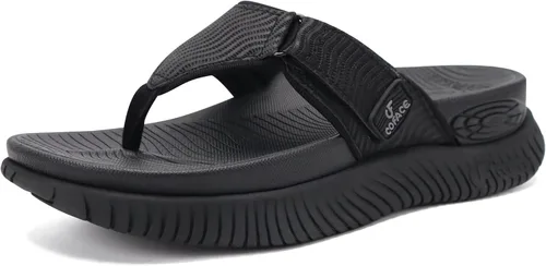 Vista 11 de COFACE Sandalias ortopédicas para mujer, cómodas sandalias de plataforma para playa, talla 6-12