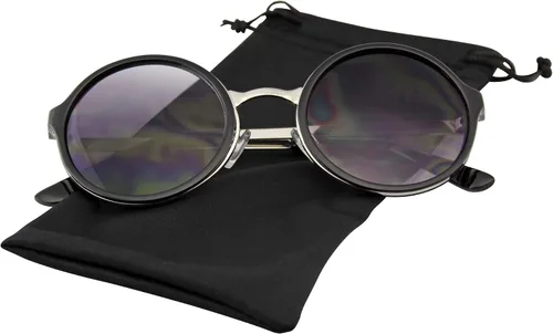 Vista 3 de Emblem Eyewear - Retro Round Circle Lens Sunglasses Metal Trim