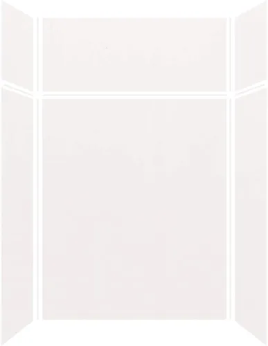 Vista 52 de Transolid EWKX363696-41 Expressions - Kit de pared de ducha de 6 paneles con extensión, 36 pulgadas de largo x 36 pulgadas de ancho x 96 pulgadas