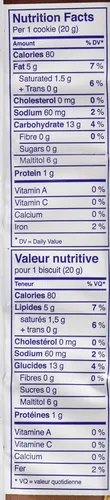 Vista 2 de Voortman Galletas de chispas de chocolate sin azúcar (2 paquetes)