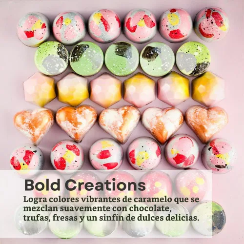 Vista 3 de Chefmaster Colorante para Dulces Azul Aguamarina Tonos Verdaderos A Base de Aceite Tinte de Grado Profesional Chocolate, Fresas, Cake Pops
