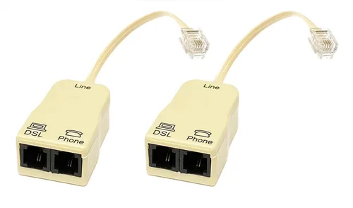 Vista 4 de iMBAPrice Divisor DSL en línea con filtro de ruido para línea telefónica