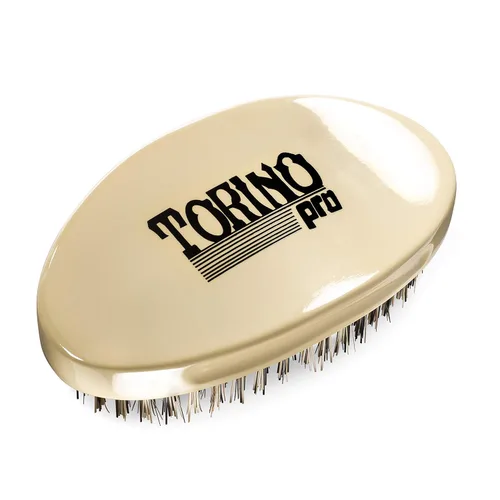 Vista 2 de Cepillo Torino Pro Wave #1510 - Por Brush King - Curvado, Dura Palma/Militar 360 Ondas