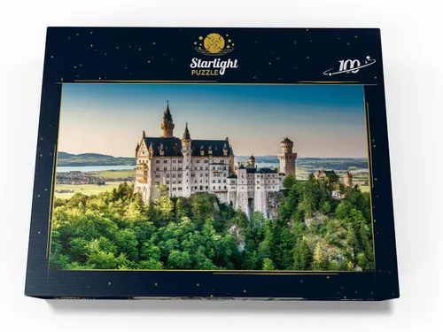 Vista 4 de MyPuzzle Neuschwanstein Castle Baviera Alemania - Rompecabezas prémium de 100 piezas para adultos