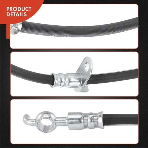 Vista 5 de A-Premium Manguera hidráulica de freno delantero para conductor y pasajero compatible con modelos seleccionados Ford y Lincoln - Edge 2007-2014, MKX