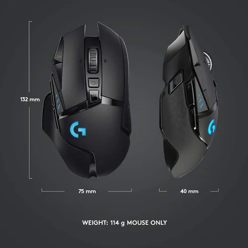 Vista 11 de Logitech G502 Lightspeed - Mouse inalámbrico para juegos Negro