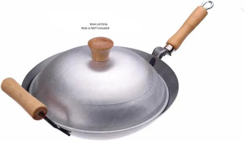 Vista 3 de Tapa para Wok de 12" (tapa de cúpula calibre 18) Fabricado en Estados Unidos
