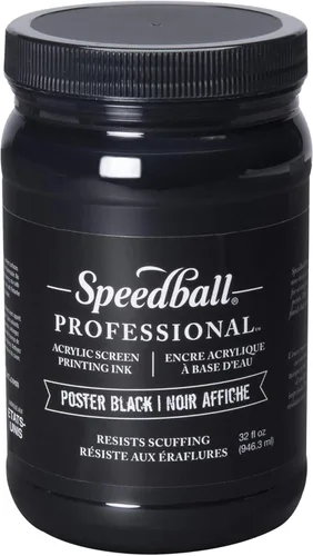 Vista 10 de Speedball 004657 Tinta acrílica para serigrafía, 32.0 fl oz, 32 onzas líquidas, color negro