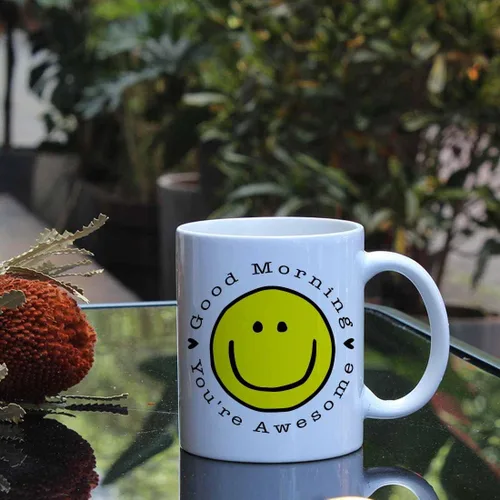 Vista 3 de Taza de cumpleaños con frase inspiradora con texto en inglés "You are Awesome Birthday", regalos para mujeres y hombres, regalos de agradecimiento