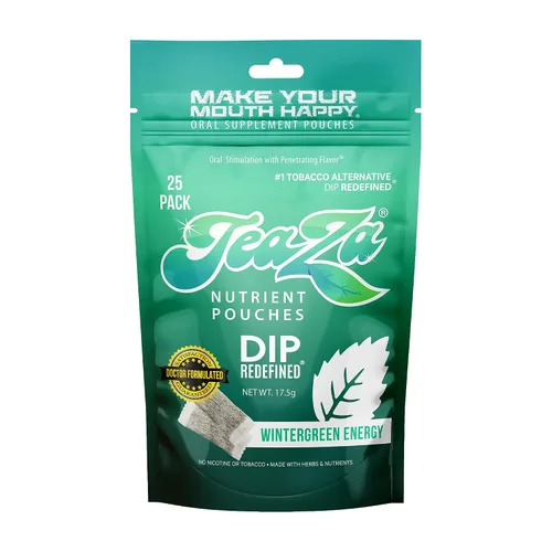 Vista 22 de Teaza Bangin' - Bolsas energéticas de hierbas alternativas al tabaco sin nicotina, bolsas de inmersión saludables para tabaco, sabor prémium a
